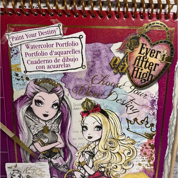 Ever After High Watercolor Portfolio With Paints & Posters - Picture 4 of 8